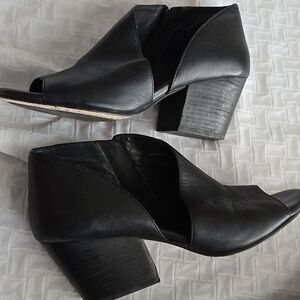 Eileen Fisher Drake-WI D'orsay Pump Elegant Black Minimalist Summer Pump Size 9
